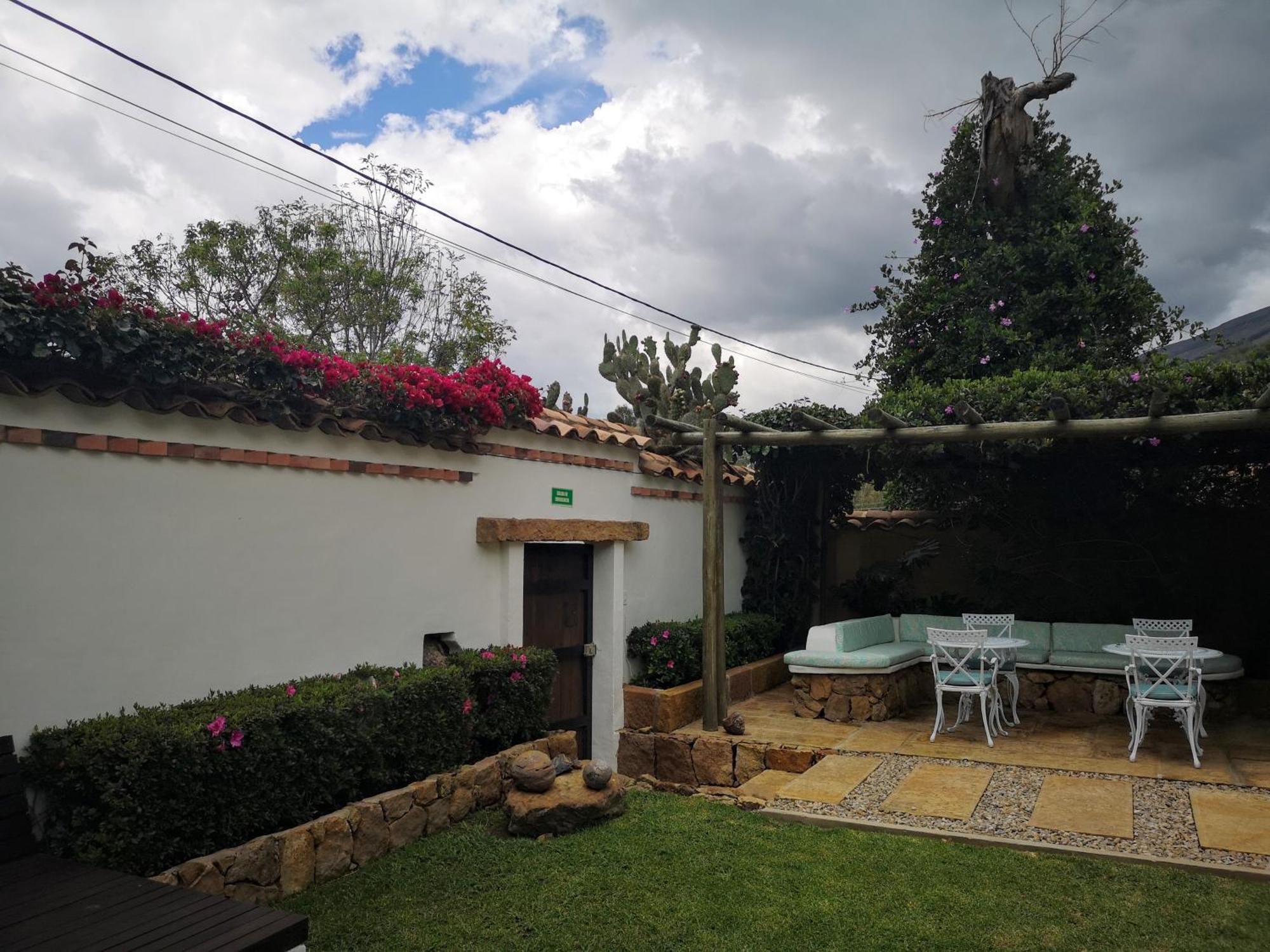 Casa Tzabar Pension Villa de Leyva Buitenkant foto