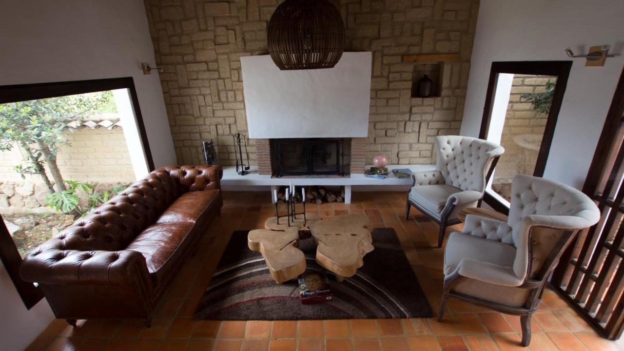 Casa Tzabar Pension Villa de Leyva Buitenkant foto
