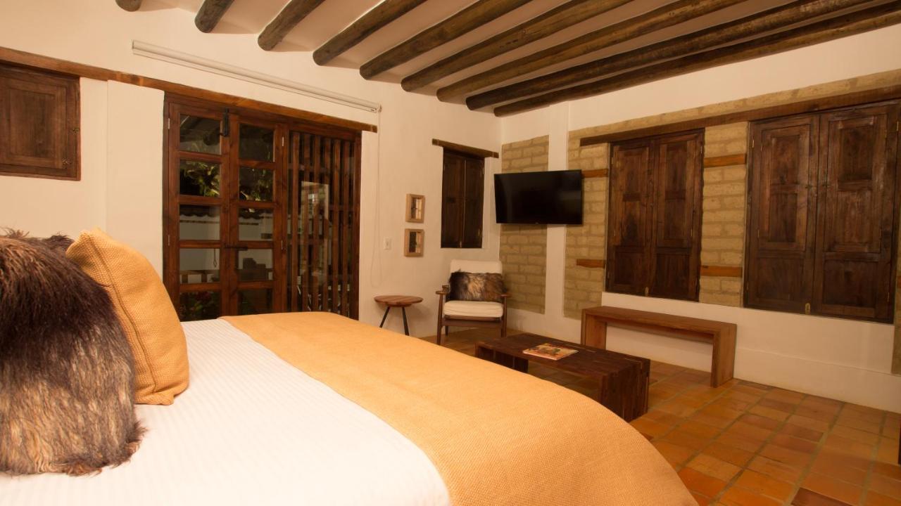 Casa Tzabar Pension Villa de Leyva Buitenkant foto